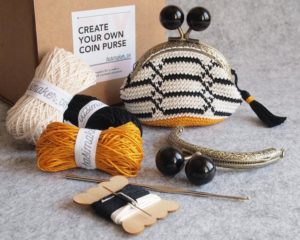 tapestry crochet coin purse kit