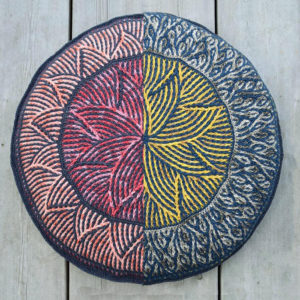 Brioche Crochet Helios Mandala