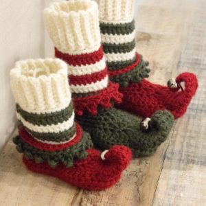 Crochet Elf Shoes Pattern