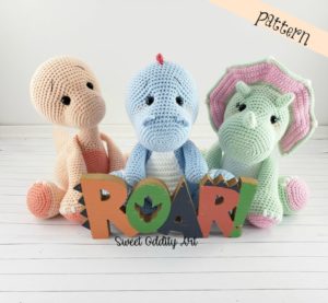 Dinosaur Crochet Pattern Pack