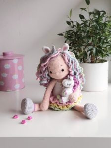 Lou the unicorn doll