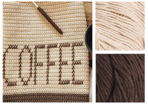 Coffee Dish Towel Pattern Kit