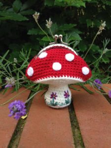 Toadstool Coin Purse Crochet Pattern