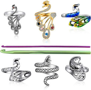 Crochet Loop Ring and Hook Set