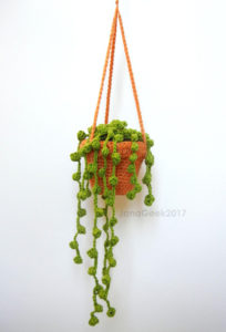 String Pearls Succulent Plant Crochet