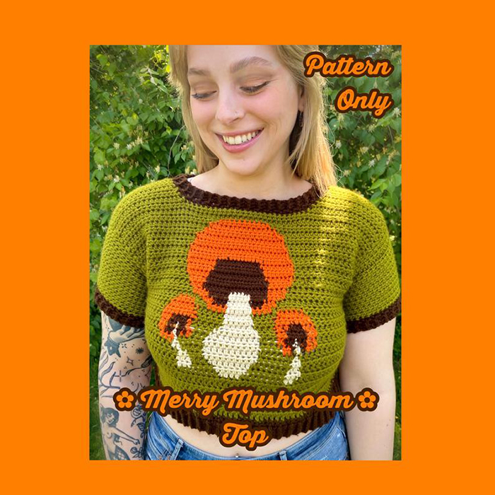 Merry Mushroom Top