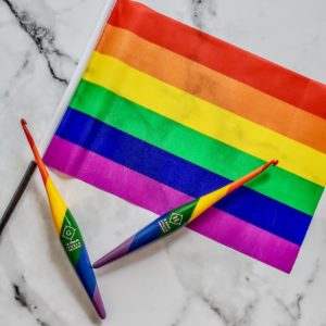 pride influencer squares flag