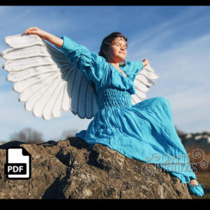 Child Feather Wing Crochet Cape Shawl Pattern