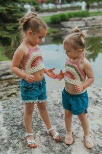 Rainbow Halter Crochet Pattern