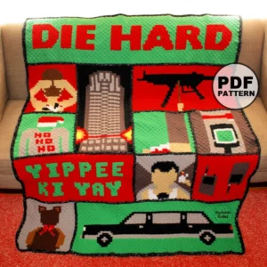 Die Hard Christmas Blanket