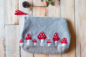 Mushroom Pouch Crochet Pattern