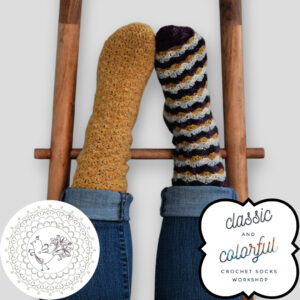 Classic and Colorful Crochet Sock Workshop