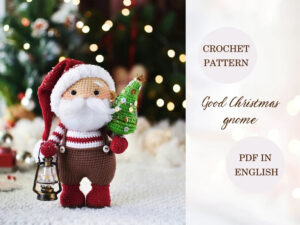 Christmas gnome crochet pattern