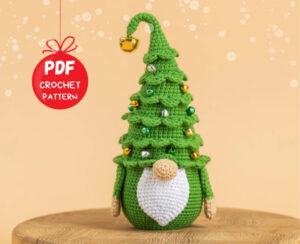 Christmas Tree Gnome Crochet Pattern