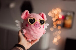 Piggy Heart Crochet Pattern