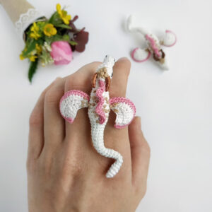 Dragon Brooch Crochet Pattern