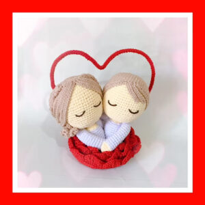 Valentine Sweethearts Couple Crochet Pattern