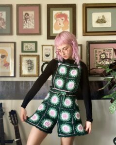 Crochet Floweralls