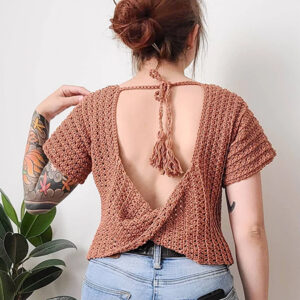 Coffee Date Crochet Top