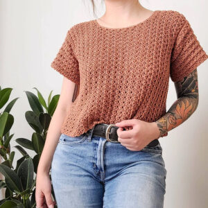 Coffee Date Crochet Top