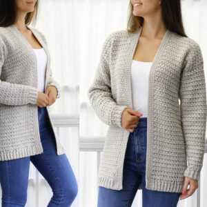 Olivia Crochet cardigan pattern by TheEasyDesign