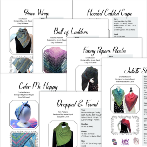 28 Days Shawls Ponchos Pattern Promo Image