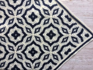 Midnight Diamond Blanket Crochet