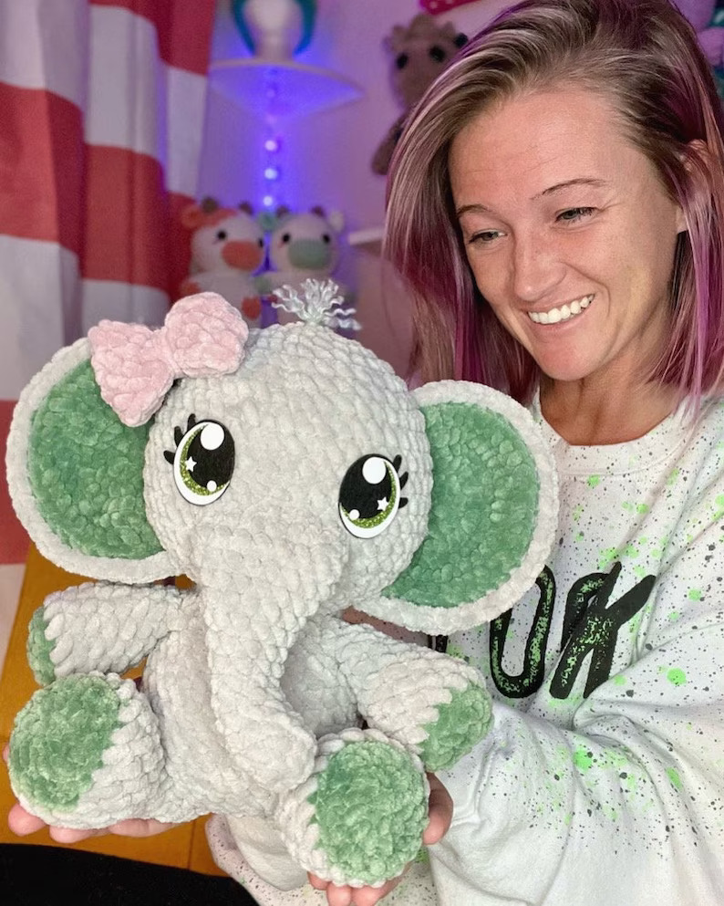 Hatching Elephant Crochet Pattern