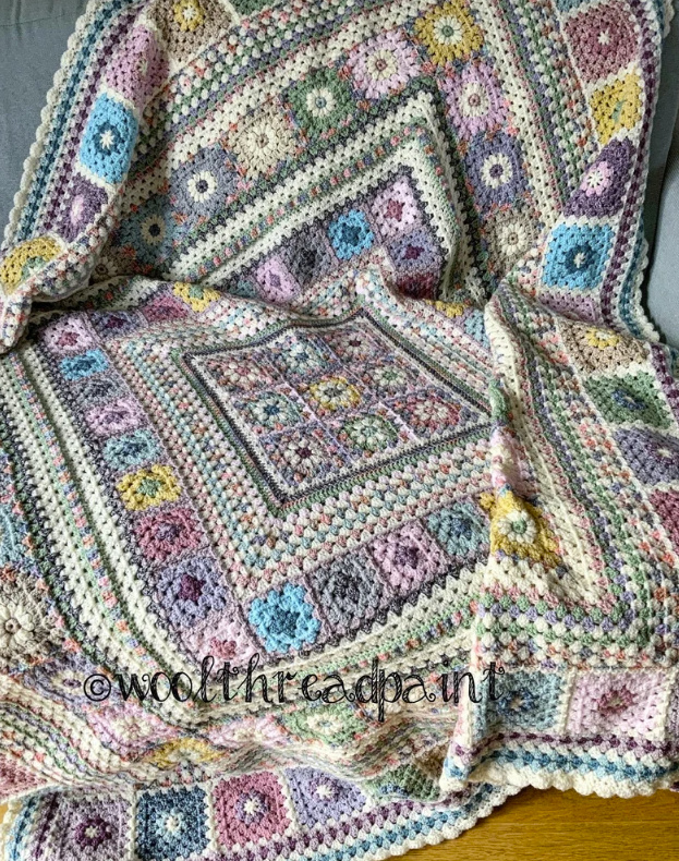 Vintage Florals Blanket