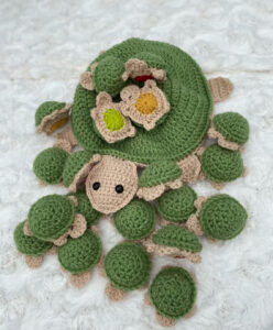 Turtle Memory Game Crochet Pattern