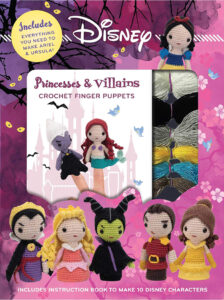 Disney Princesses and Villains Crochet Finger Puppets