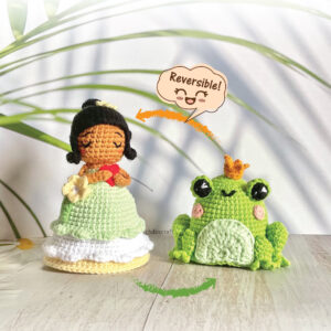 Frog and Princess Amigurumi Pattern