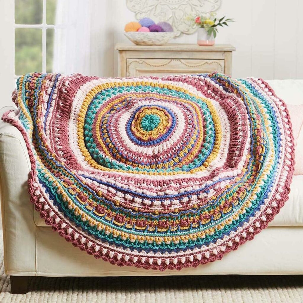 Macaron Afghan Crochet Kit