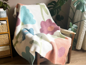 Pastel Meadows Throw