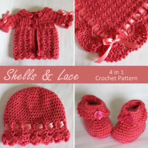 Shells and Lace Baby Blanket