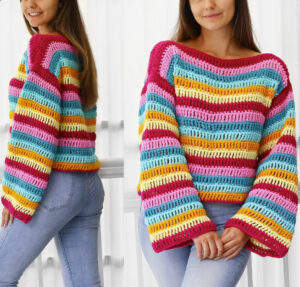 Iris Crochet Sweater Pattern