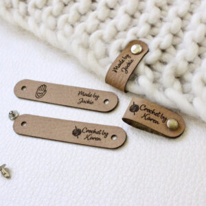 Custom Tags for Knit and Crochet