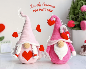 Love Couple Gnome Crochet Pattern