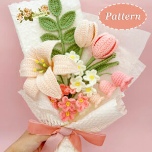 Flower Bouquet Crochet Pattern Bundle