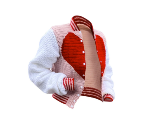 Sweetheart Varsity Sweater Jacket