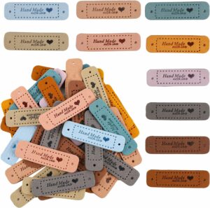 Faux Leather Tags