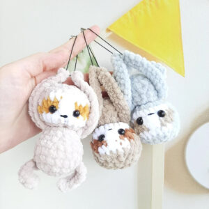 Sloth Keychain Crochet Pattern