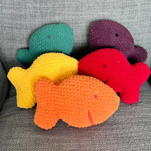 Colorful Fish Crackers Crochet