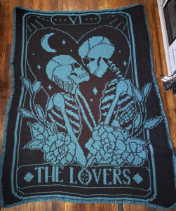 The Lovers Tarot Blanket
