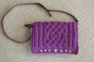 Glenrose Cable Purse