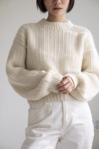 Mock Knit Crochet Sweater