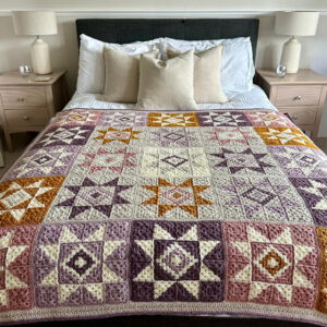 Quiet Sky Modern Crochet Blanket