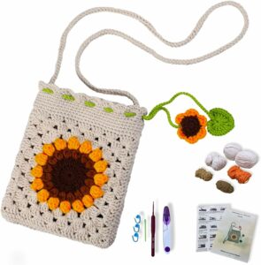 Sunflower Blossom Phone Bag