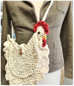 Crochet Chicken Bag