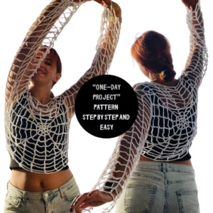 Crochet Spider Mesh Top